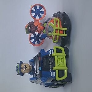 Paw Patrol Chase and Zuma Ju Gle Rescue Vehicles